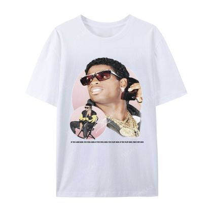 DEION SANDERS Vintage Tee Unisex-Adult Oversized Cotton T-Shirt