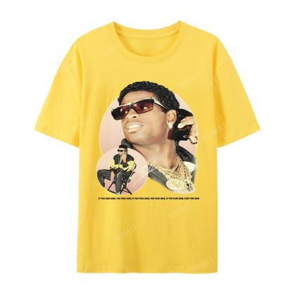 DEION SANDERS Vintage Tee Unisex-Adult Oversized Cotton T-Shirt