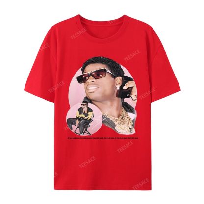 DEION SANDERS Vintage Tee Unisex-Adult Oversized Cotton T-Shirt