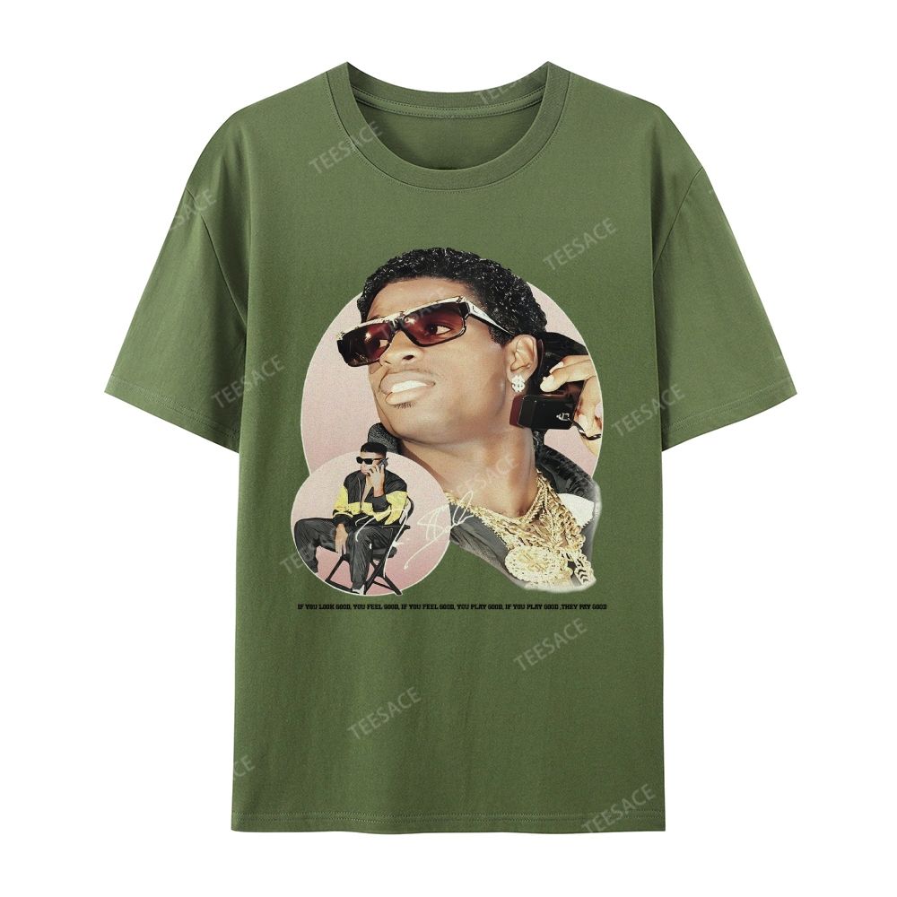 DEION SANDERS Vintage Tee Unisex-Adult Oversized Cotton T-Shirt