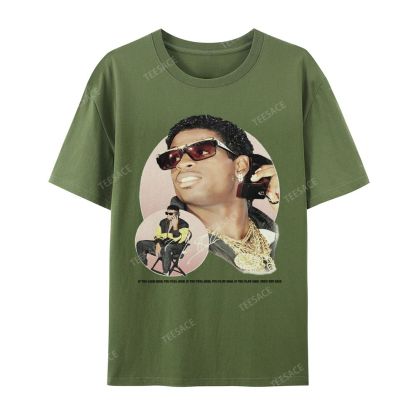 DEION SANDERS Vintage Tee Unisex-Adult Oversized Cotton T-Shirt