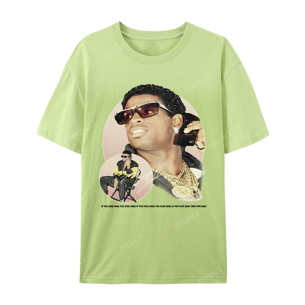 DEION SANDERS Vintage Tee Unisex-Adult Oversized Cotton T-Shirt