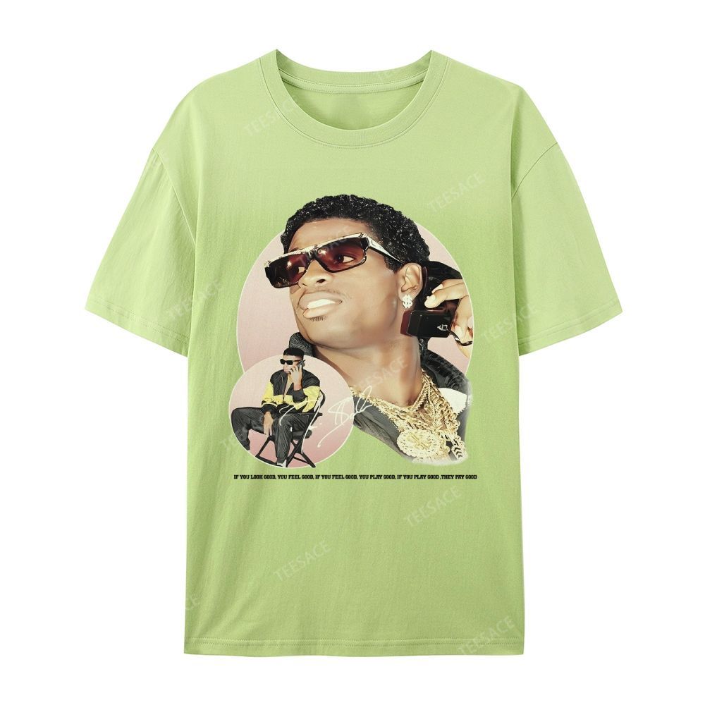 DEION SANDERS Vintage Tee Unisex-Adult Oversized Cotton T-Shirt