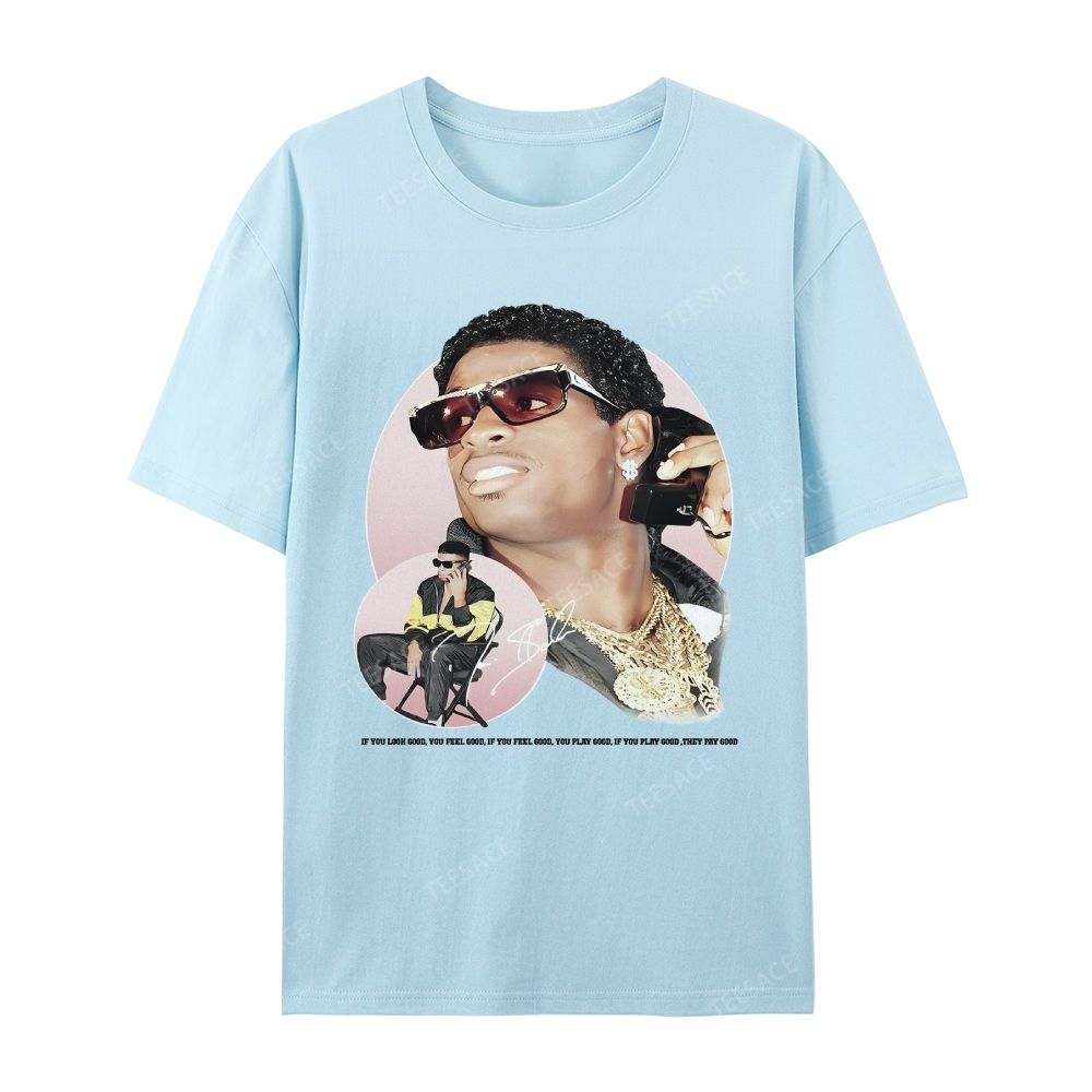 DEION SANDERS Vintage Tee Unisex-Adult Oversized Cotton T-Shirt