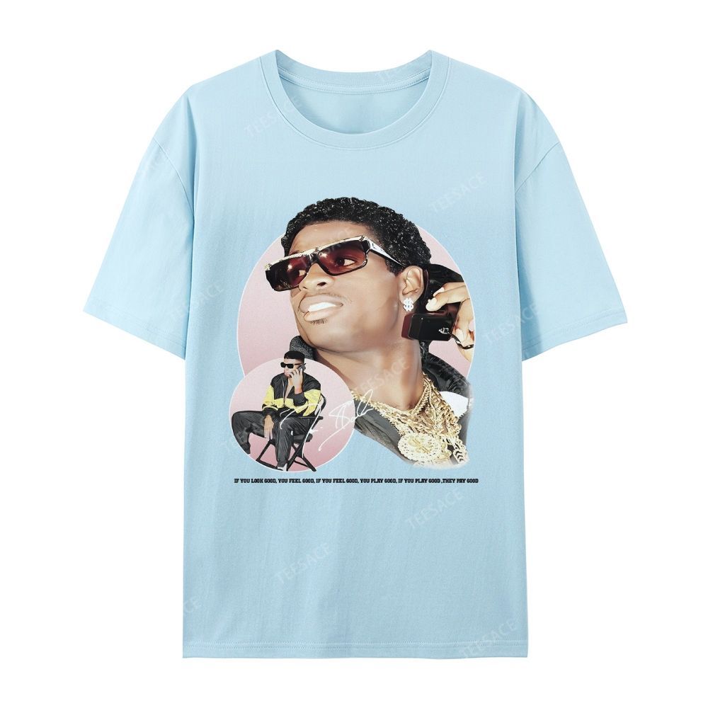 DEION SANDERS Vintage Tee Unisex-Adult Oversized Cotton T-Shirt
