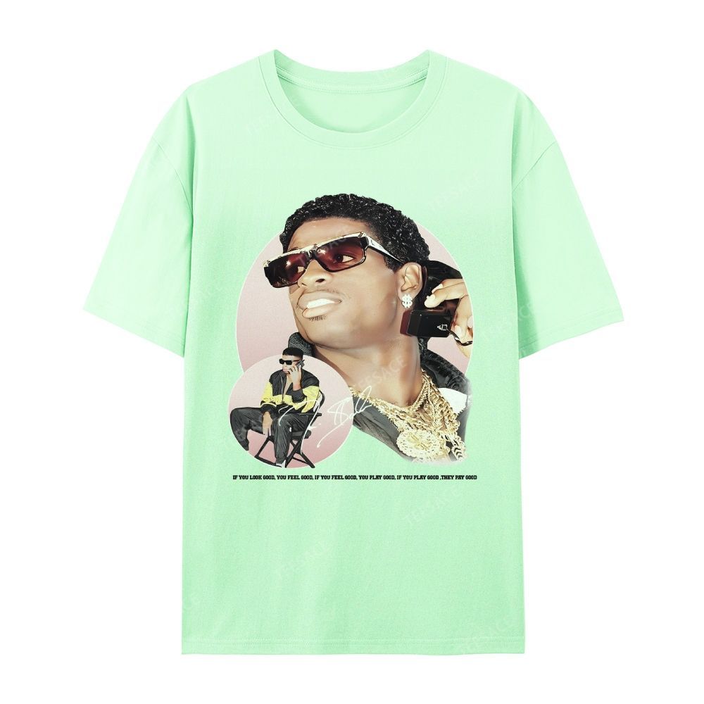 DEION SANDERS Vintage Tee Unisex-Adult Oversized Cotton T-Shirt