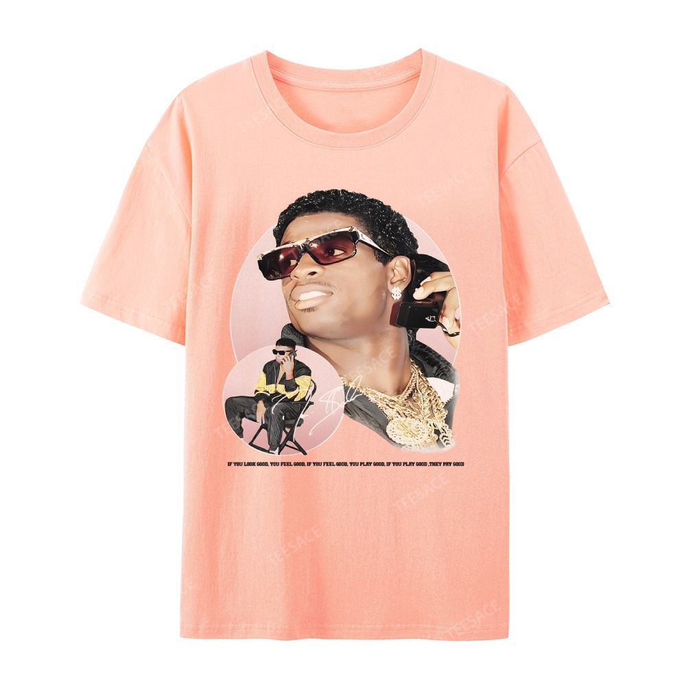 DEION SANDERS Vintage Tee Unisex-Adult Oversized Cotton T-Shirt