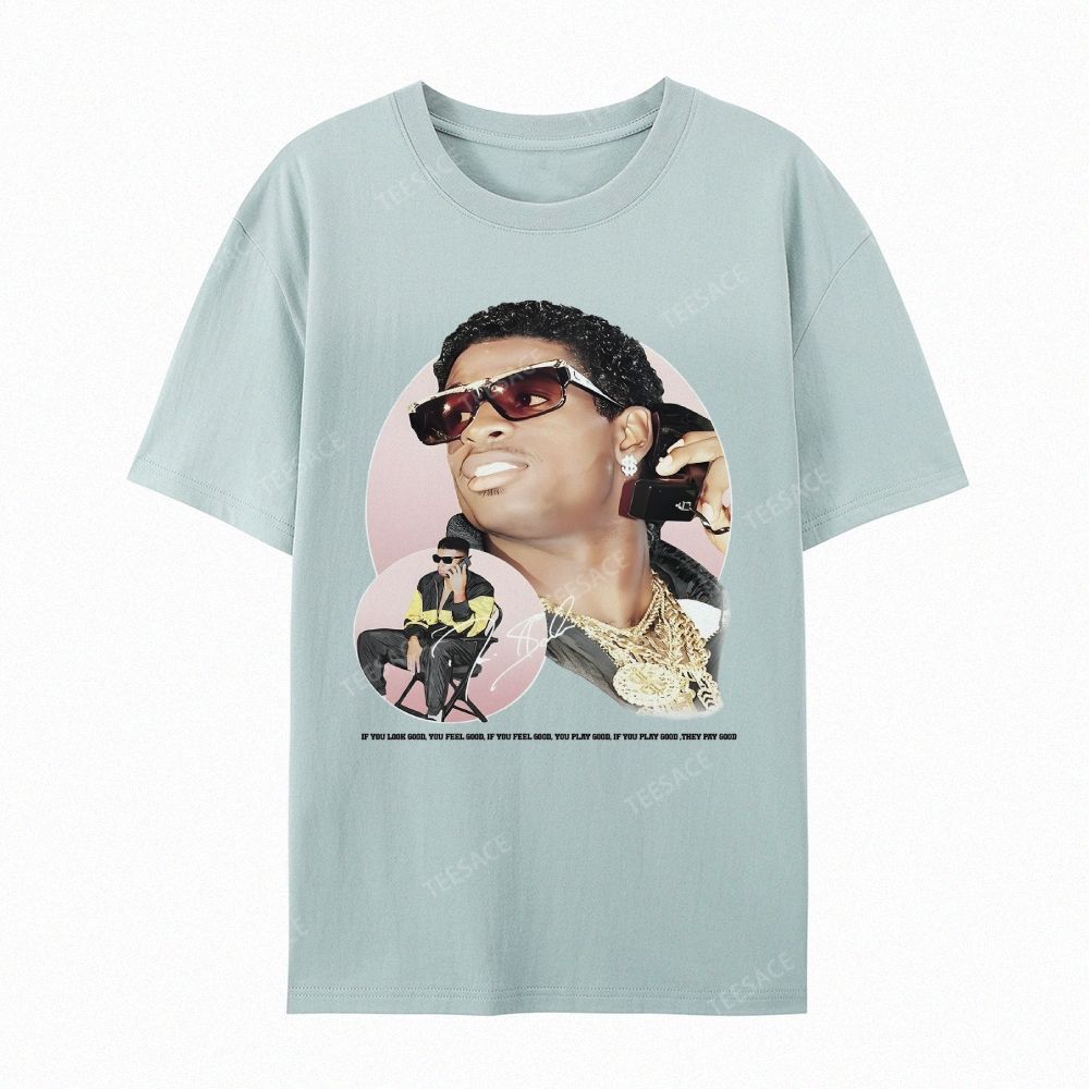DEION SANDERS Vintage Tee Unisex-Adult Oversized Cotton T-Shirt