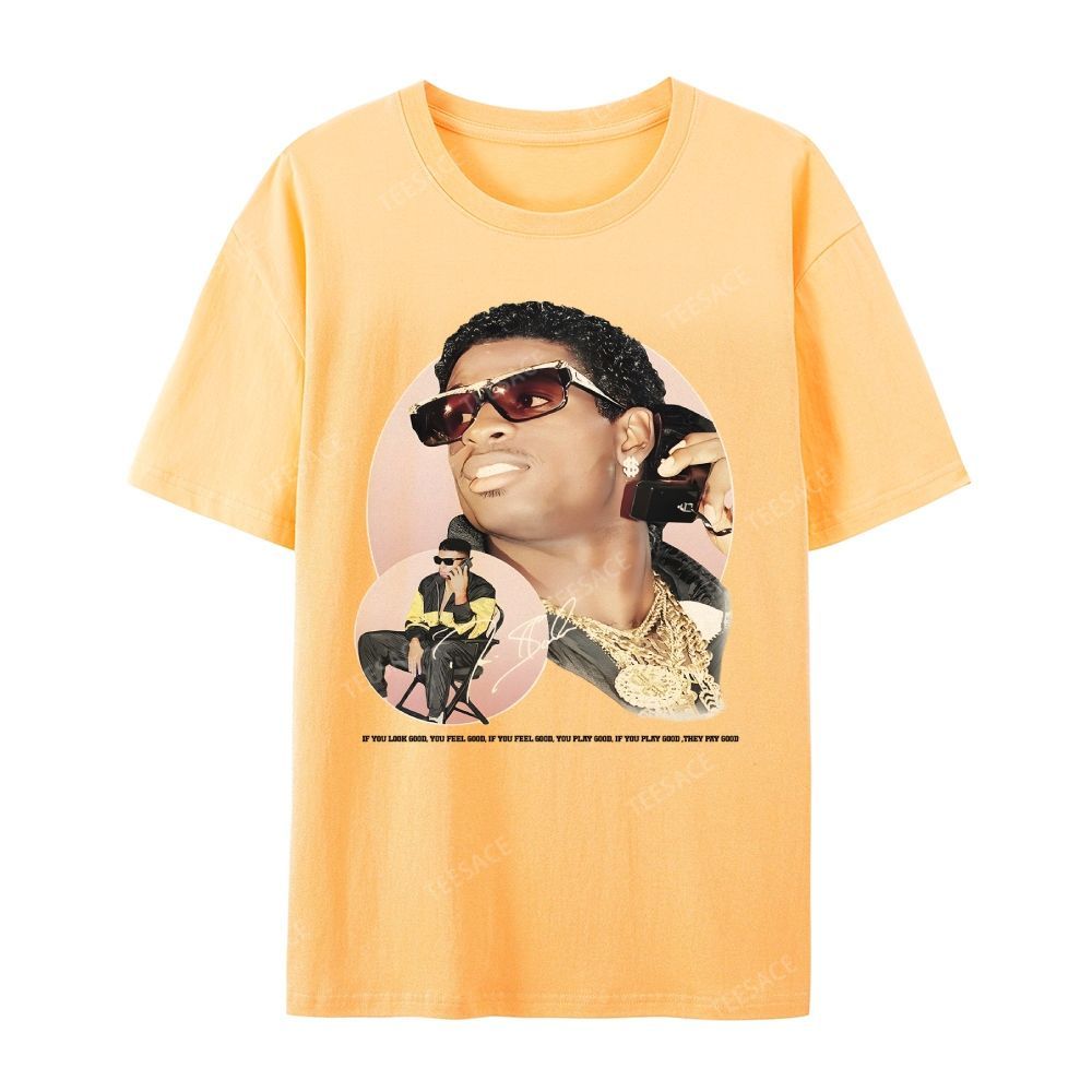 DEION SANDERS Vintage Tee Unisex-Adult Oversized Cotton T-Shirt