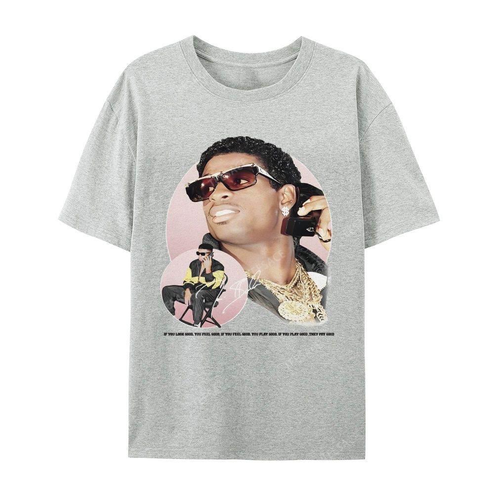 DEION SANDERS Vintage Tee Unisex-Adult Oversized Cotton T-Shirt