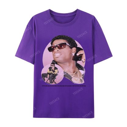 DEION SANDERS Vintage Tee Unisex-Adult Oversized Cotton T-Shirt