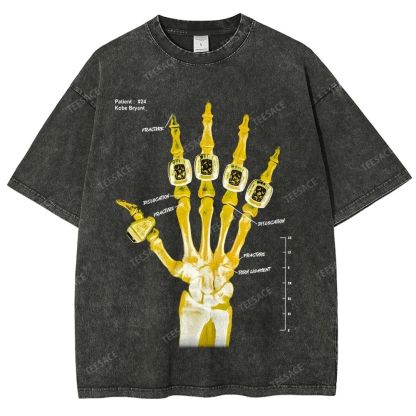 Kobe Tee Unisex Fit Washed T-Shirt X Line