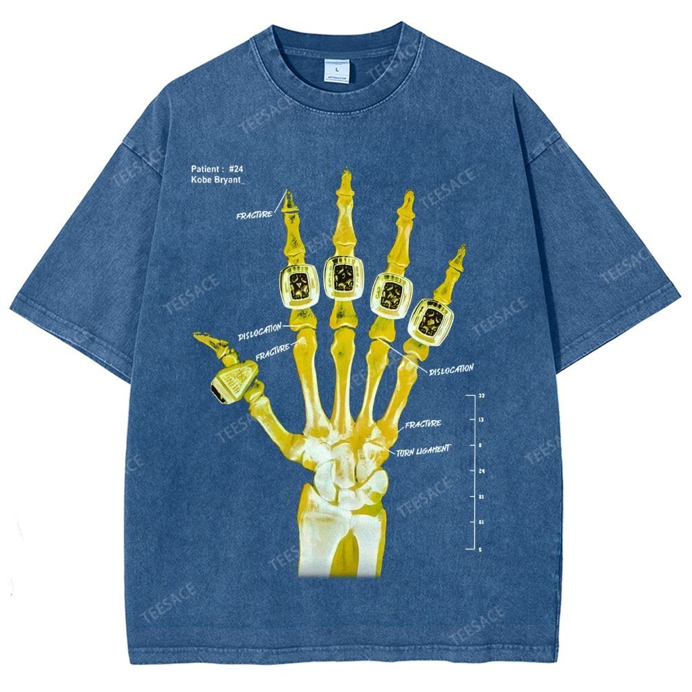 Kobe Tee Unisex Fit Washed T-Shirt X Line