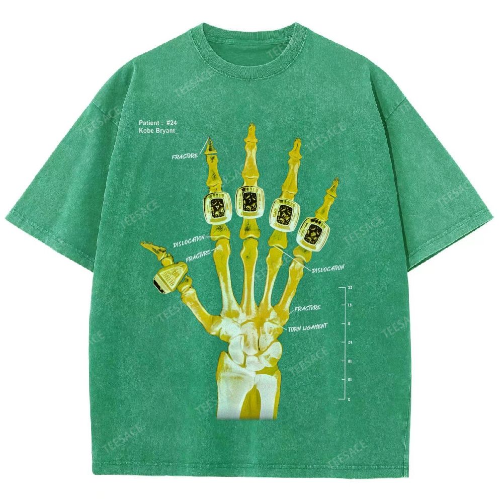 Kobe Tee Unisex Fit Washed T-Shirt X Line