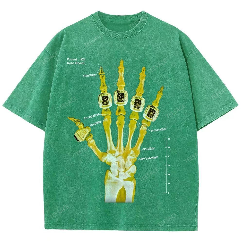 Kobe Tee Unisex Fit Washed T-Shirt X Line