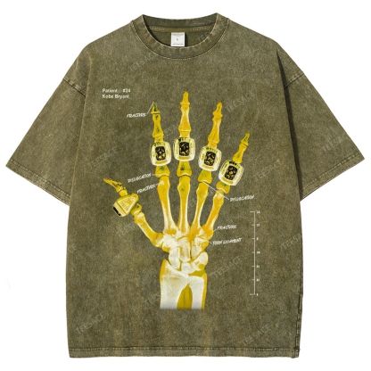 Kobe Tee Unisex Fit Washed T-Shirt X Line