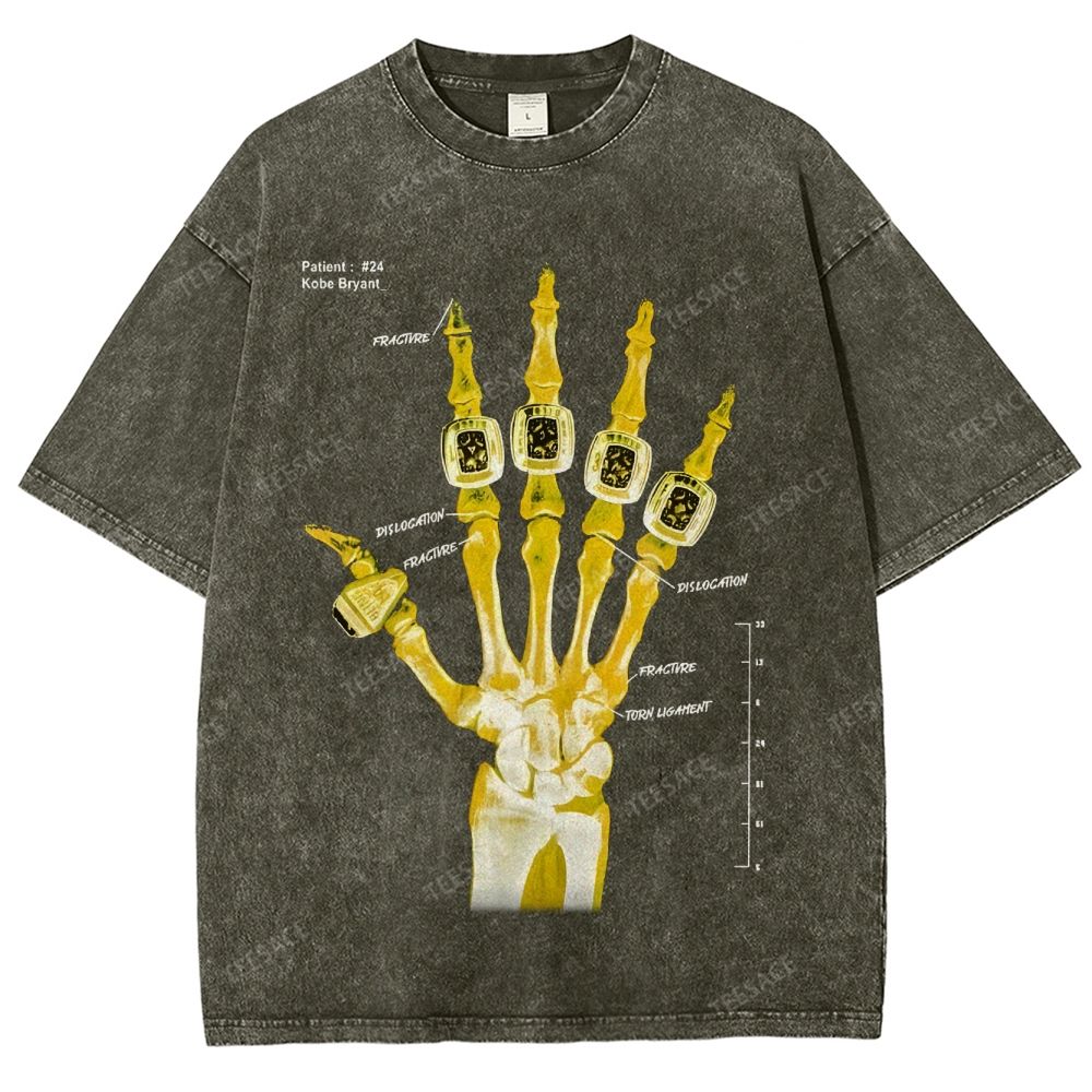 Kobe Tee Unisex Fit Washed T-Shirt X Line