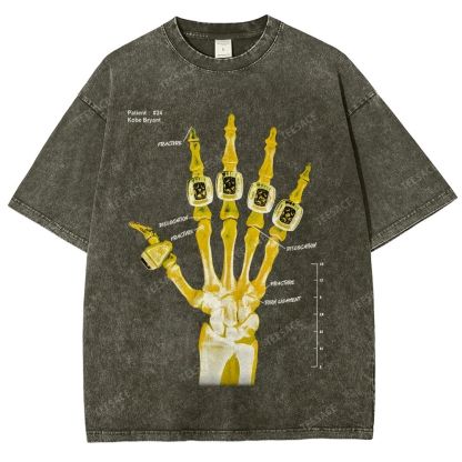 Kobe Tee Unisex Fit Washed T-Shirt X Line