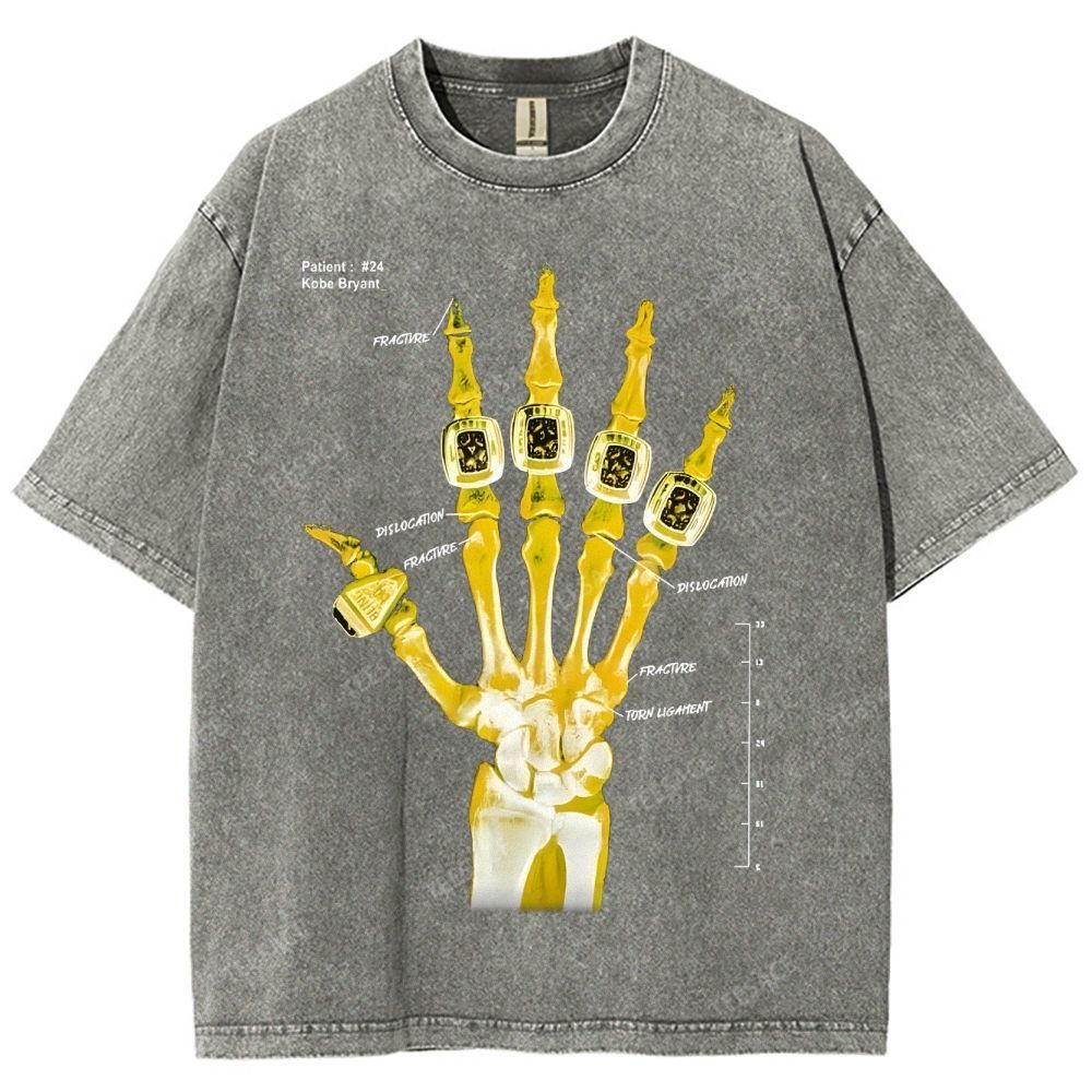 Kobe Tee Unisex Fit Washed T-Shirt X Line