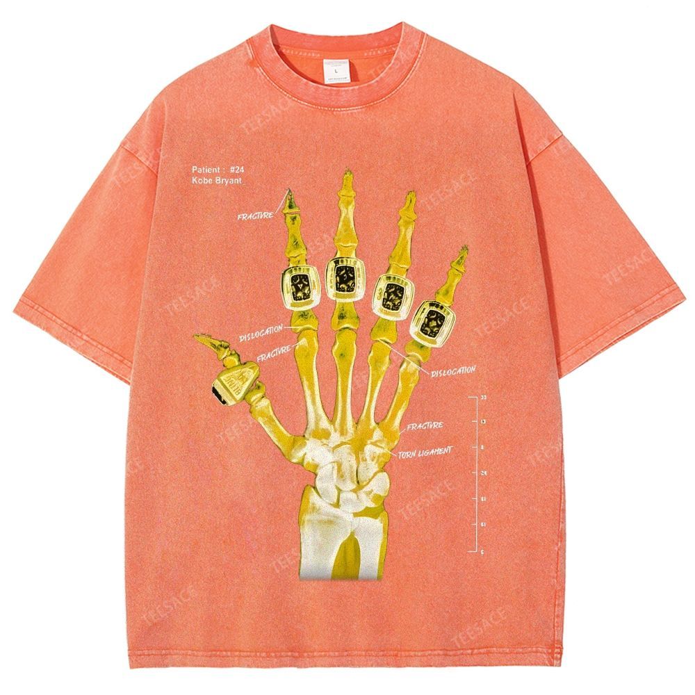 Kobe Tee Unisex Fit Washed T-Shirt X Line