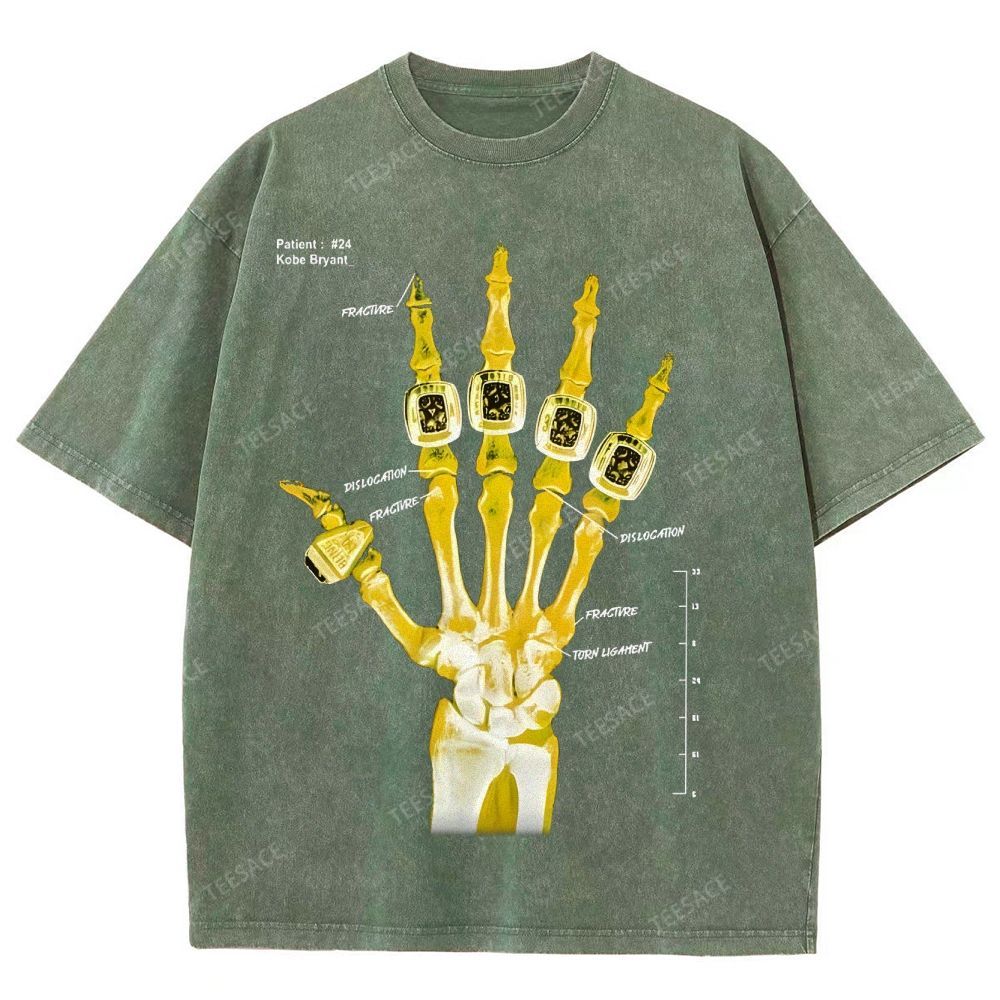 Kobe Tee Unisex Fit Washed T-Shirt X Line