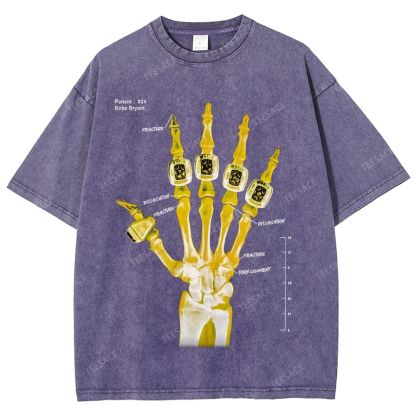 Kobe Tee Unisex Fit Washed T-Shirt X Line
