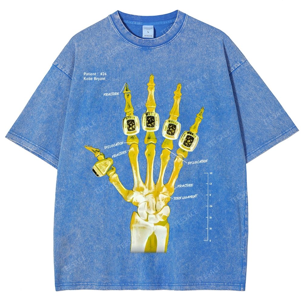 Kobe Tee Unisex Fit Washed T-Shirt X Line
