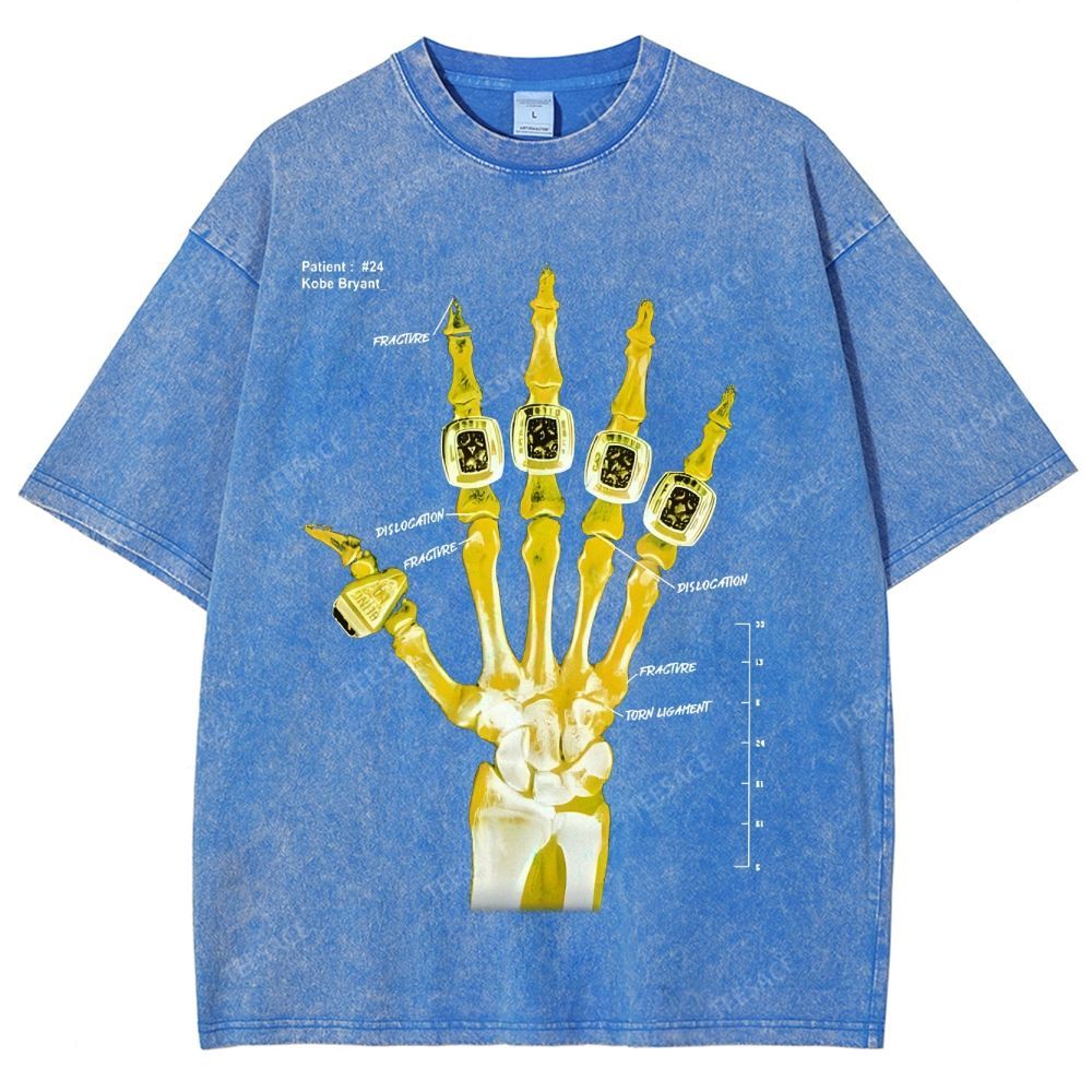 Kobe Tee Unisex Fit Washed T-Shirt X Line