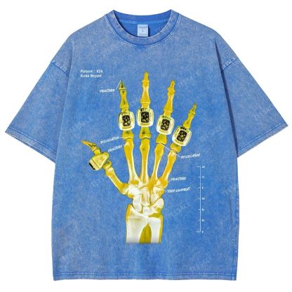 Kobe Tee Unisex Fit Washed T-Shirt X Line