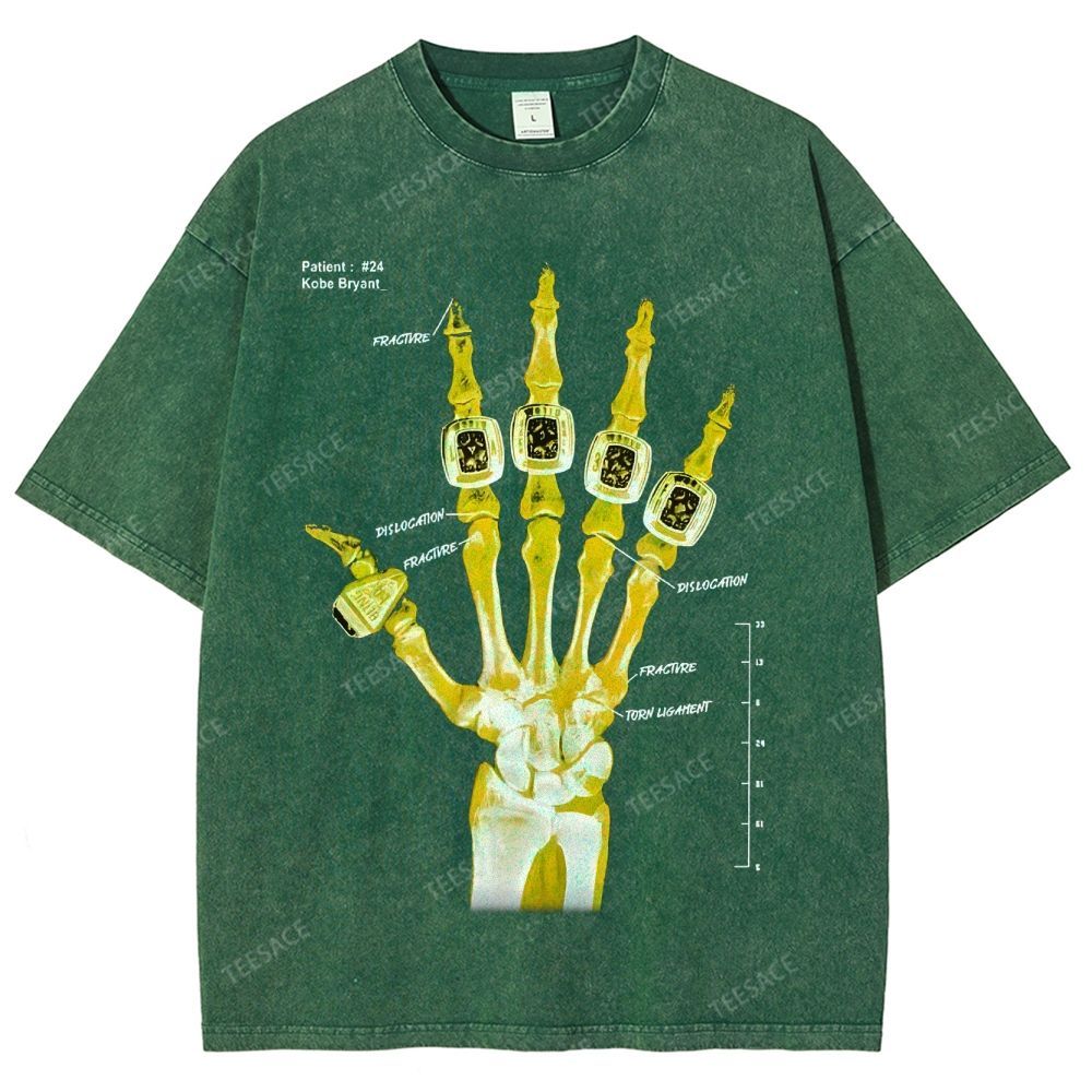 Kobe Tee Unisex Fit Washed T-Shirt X Line
