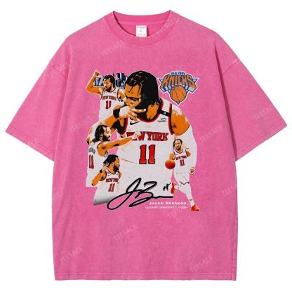 Unisex-Adult Ultra Cotton Washed T-Shirt Graphic JALEN BRUNSON V2 TEE