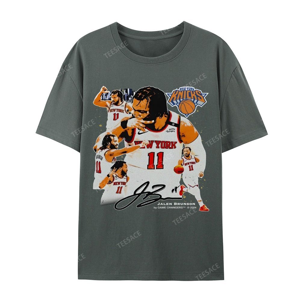Unisex-Adult Ultra Cotton Washed T-Shirt Graphic JALEN BRUNSON V2 TEE