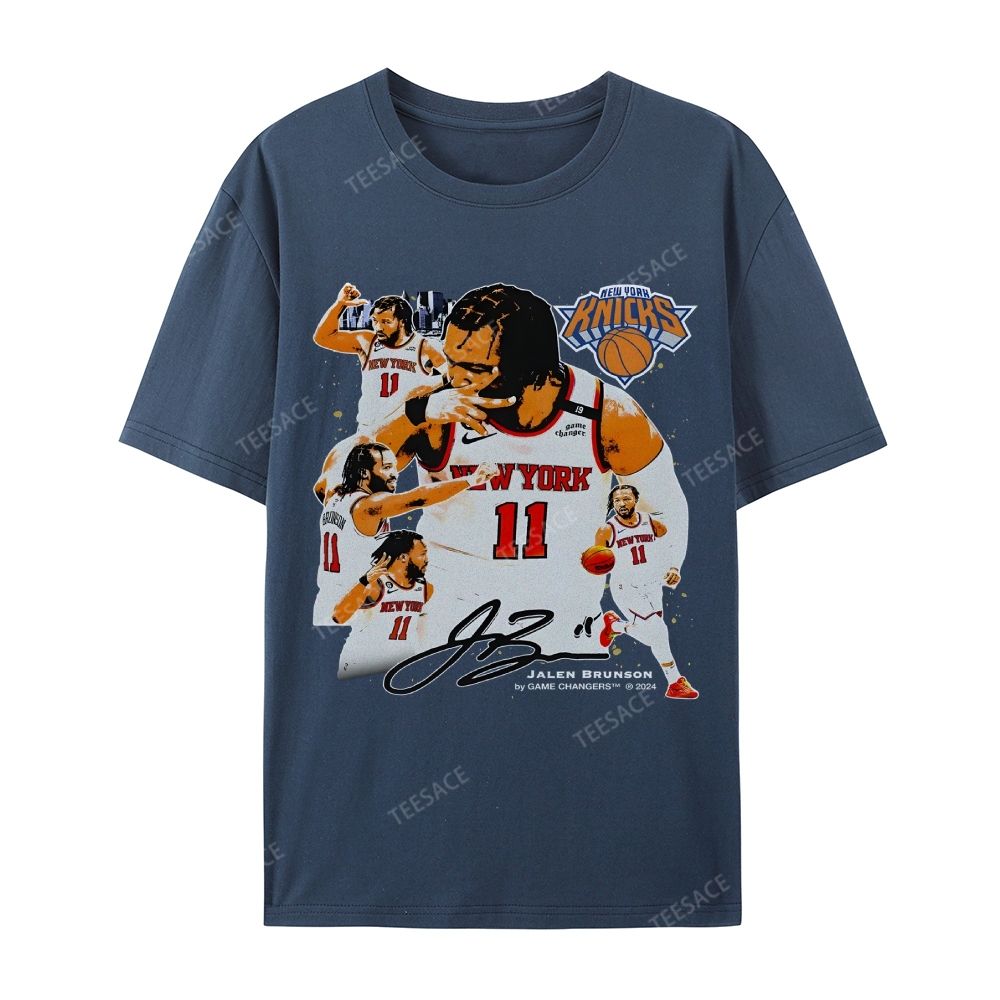 Unisex-Adult Ultra Cotton Washed T-Shirt Graphic JALEN BRUNSON V2 TEE