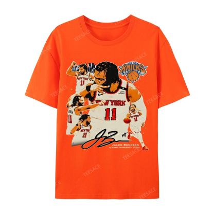 Unisex-Adult Ultra Cotton Washed T-Shirt Graphic JALEN BRUNSON V2 TEE