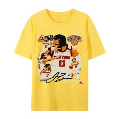 Unisex-Adult Ultra Cotton Washed T-Shirt Graphic JALEN BRUNSON V2 TEE