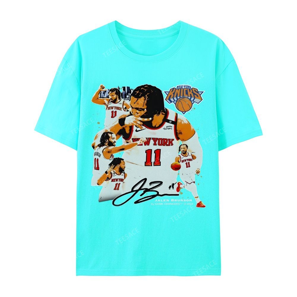 Unisex-Adult Ultra Cotton Washed T-Shirt Graphic JALEN BRUNSON V2 TEE