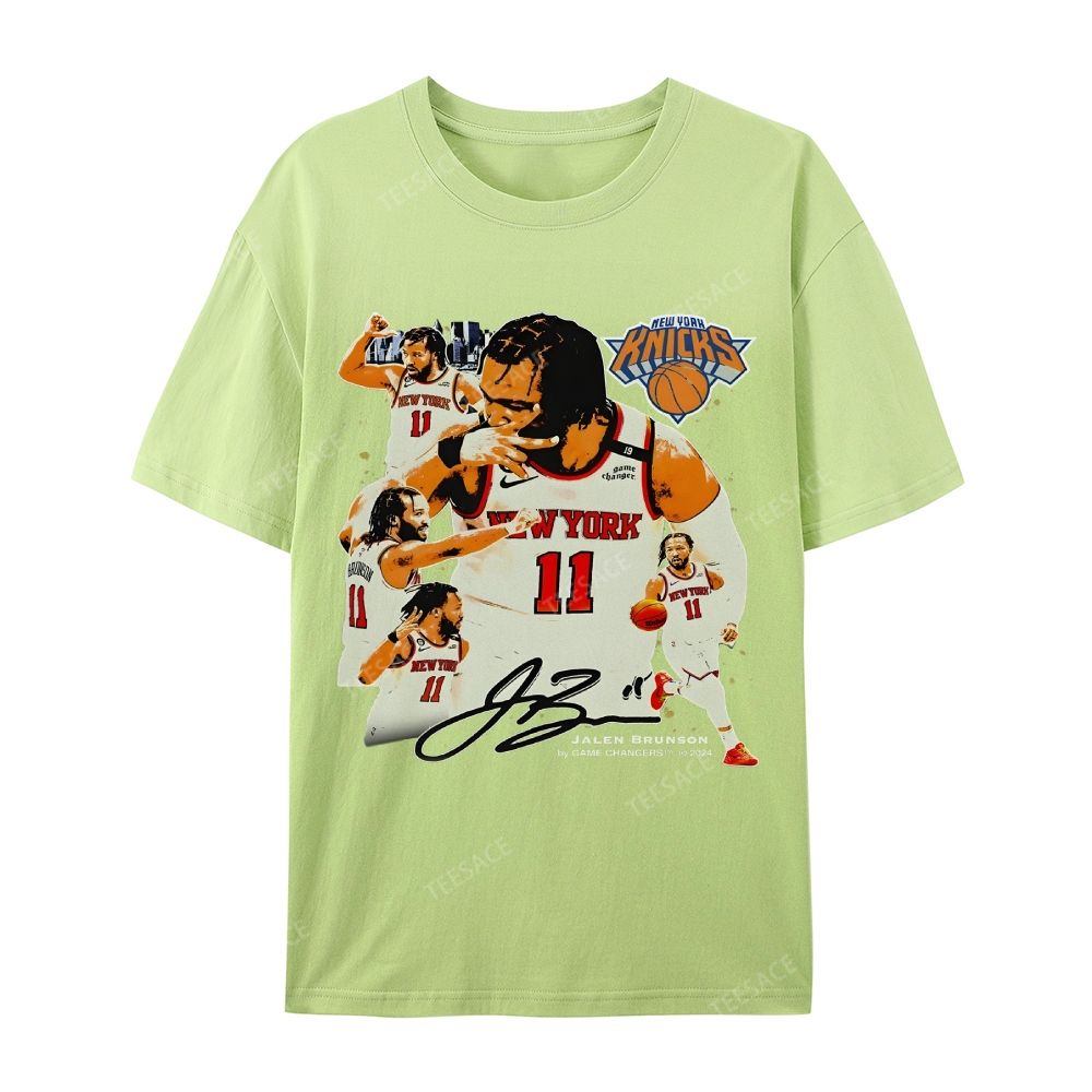 Unisex-Adult Ultra Cotton Washed T-Shirt Graphic JALEN BRUNSON V2 TEE