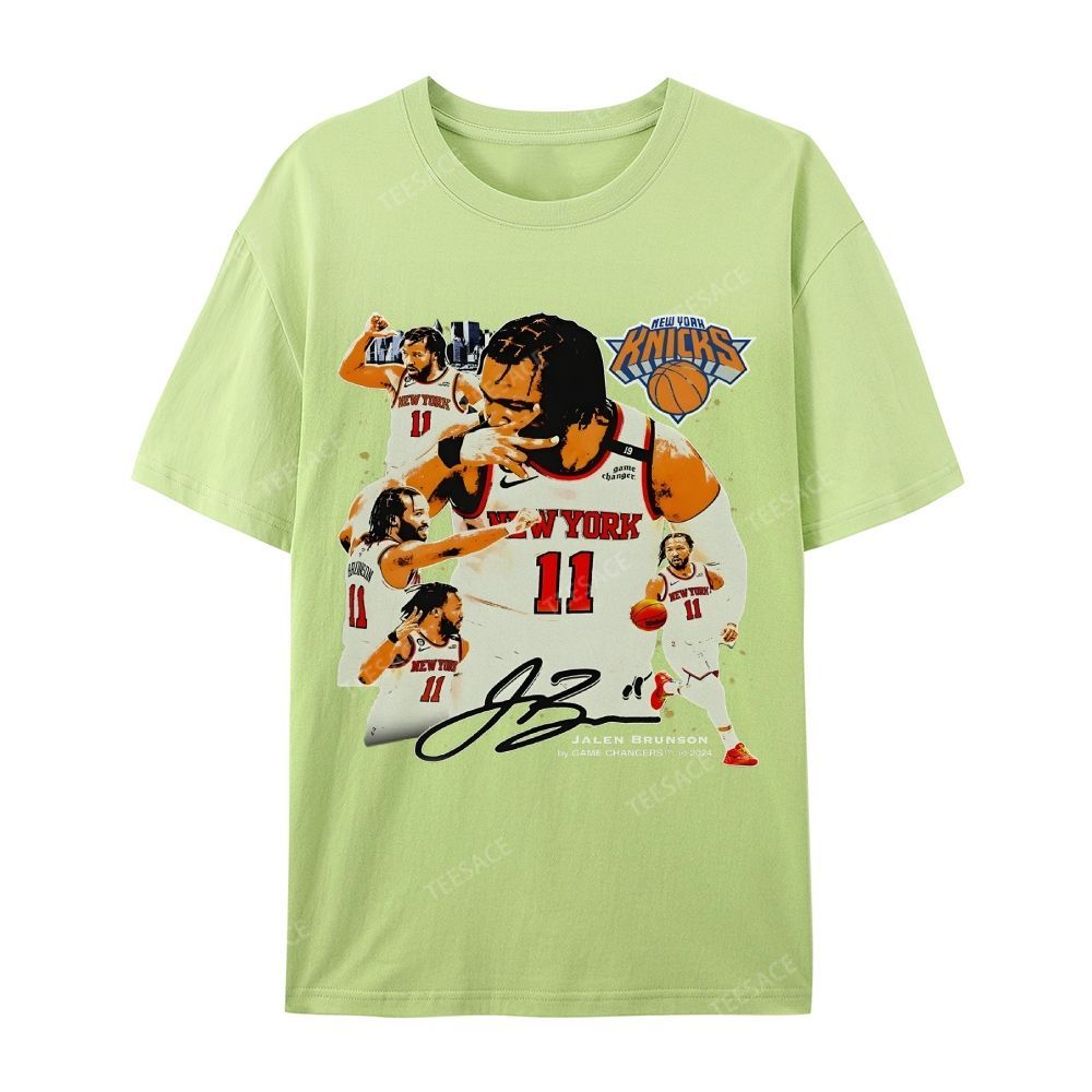 Unisex-Adult Ultra Cotton Washed T-Shirt Graphic JALEN BRUNSON V2 TEE