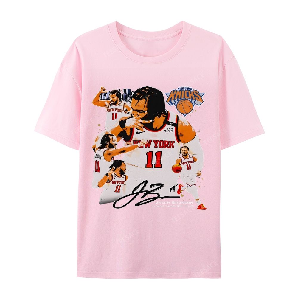 Unisex-Adult Ultra Cotton Washed T-Shirt Graphic JALEN BRUNSON V2 TEE