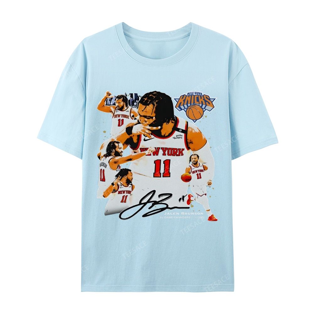 Unisex-Adult Ultra Cotton Washed T-Shirt Graphic JALEN BRUNSON V2 TEE