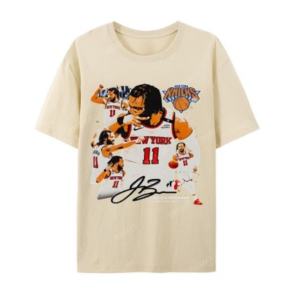 Unisex-Adult Ultra Cotton Washed T-Shirt Graphic JALEN BRUNSON V2 TEE