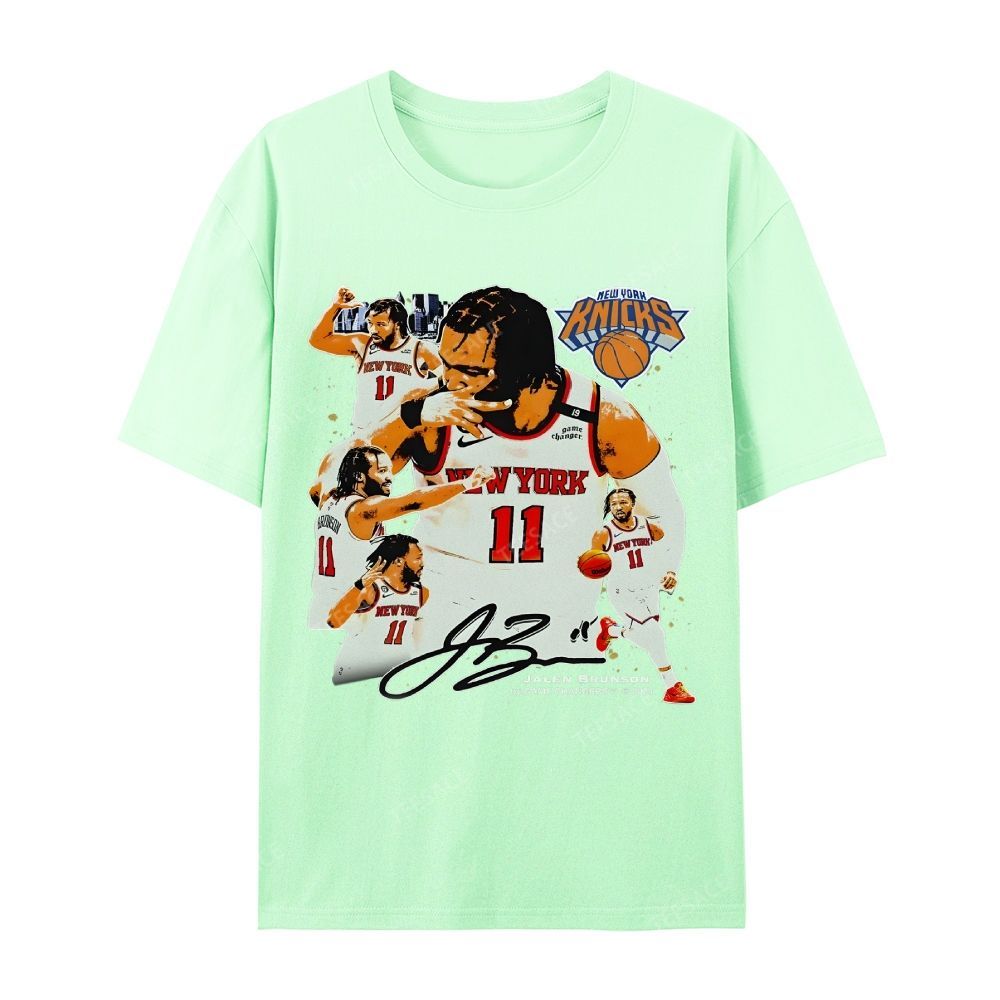 Unisex-Adult Ultra Cotton Washed T-Shirt Graphic JALEN BRUNSON V2 TEE