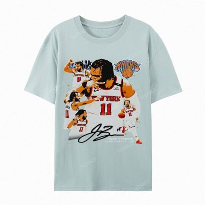 Unisex-Adult Ultra Cotton Washed T-Shirt Graphic JALEN BRUNSON V2 TEE