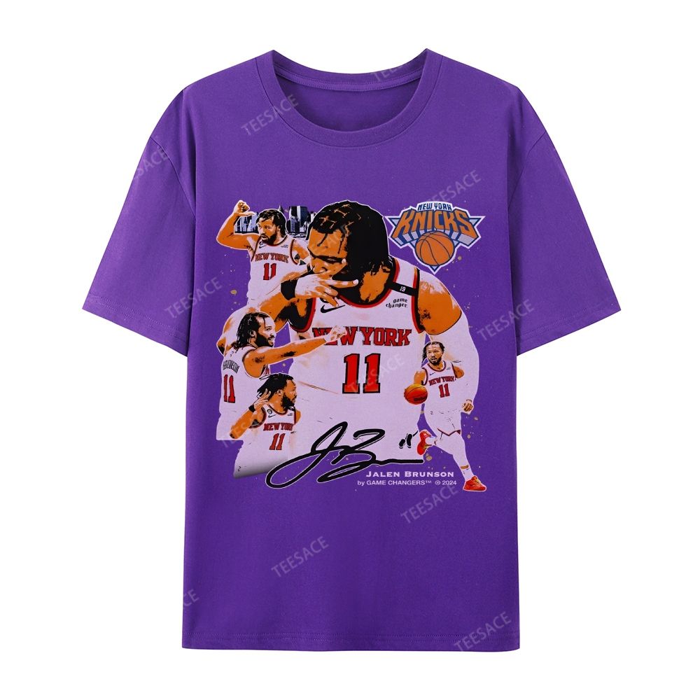 Unisex-Adult Ultra Cotton Washed T-Shirt Graphic JALEN BRUNSON V2 TEE