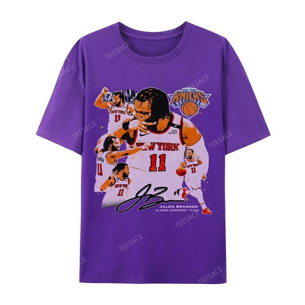 Unisex-Adult Ultra Cotton Washed T-Shirt Graphic JALEN BRUNSON V2 TEE