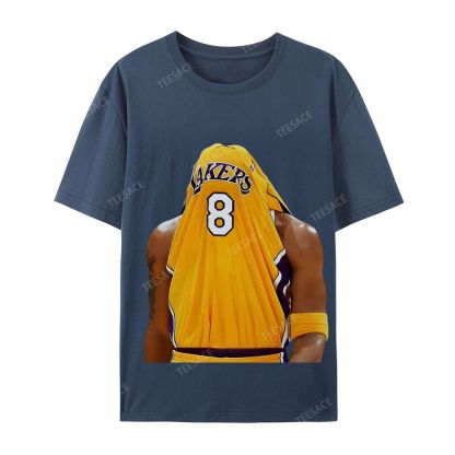Kobe Bryant No. 8 Jersey Unisex Washed Cotton T-Shirt 