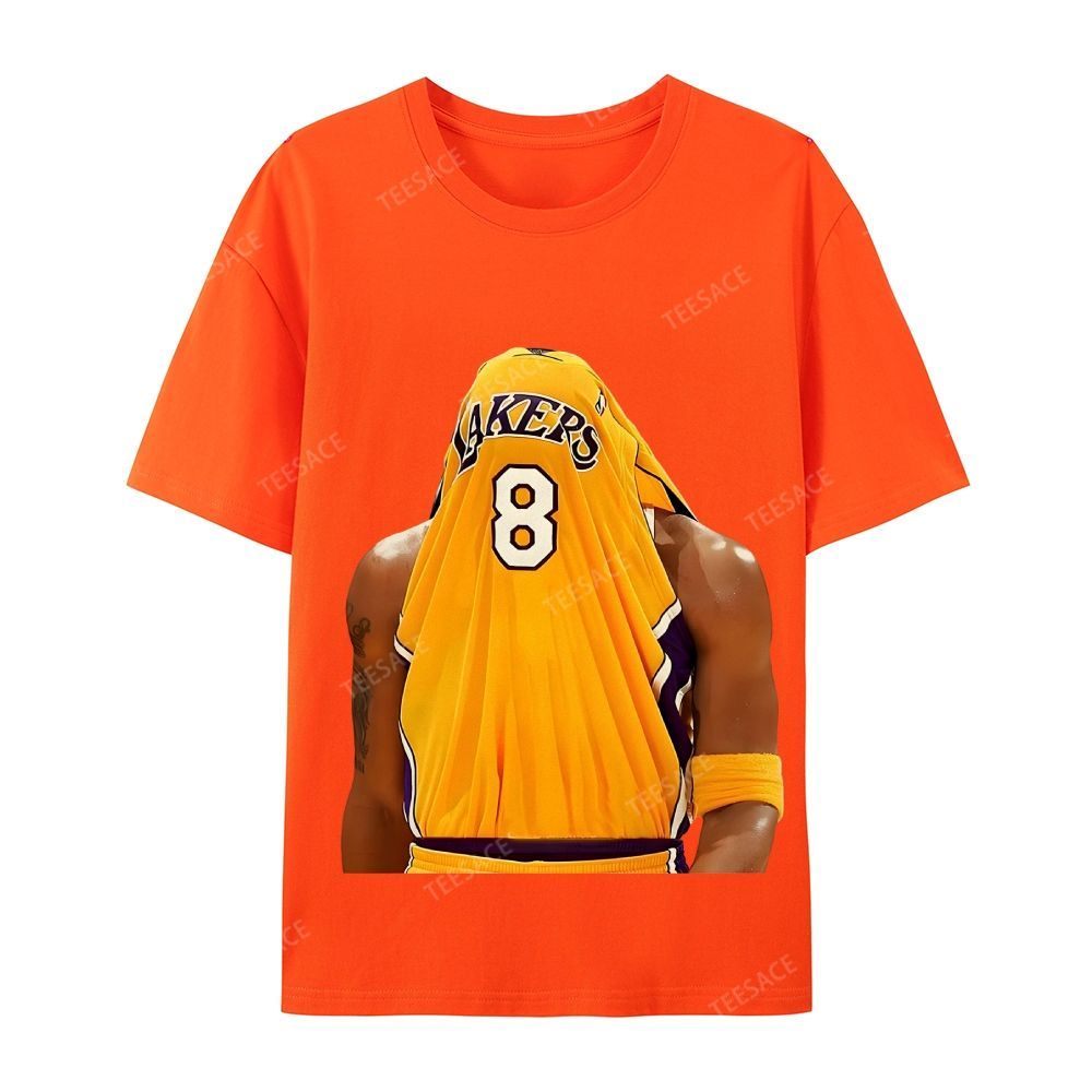 Kobe Bryant No. 8 Jersey Unisex Washed Cotton T-Shirt 