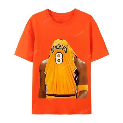Kobe Bryant No. 8 Jersey Unisex Washed Cotton T-Shirt 