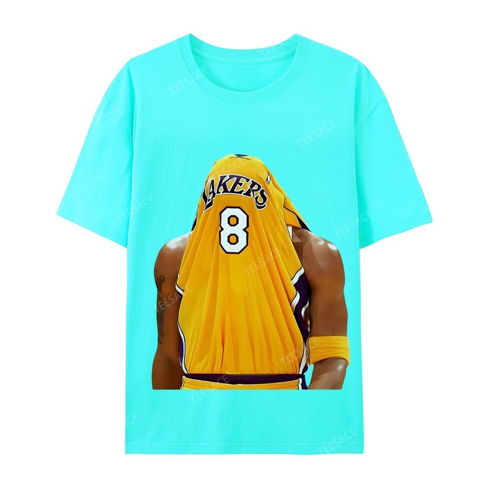Kobe Bryant No. 8 Jersey Unisex Washed Cotton T-Shirt 