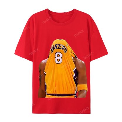 Kobe Bryant No. 8 Jersey Unisex Washed Cotton T-Shirt 